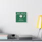 Vintage Merritt Parkway Exit 40 A-B Sign Matte Canvas, Stretched, 1.25"