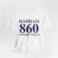 Haddam 860 Connecticut Unisex Jersey Short Sleeve Tee