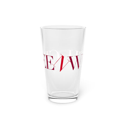 41 Tilt Greenwich Pint Glass, 16oz