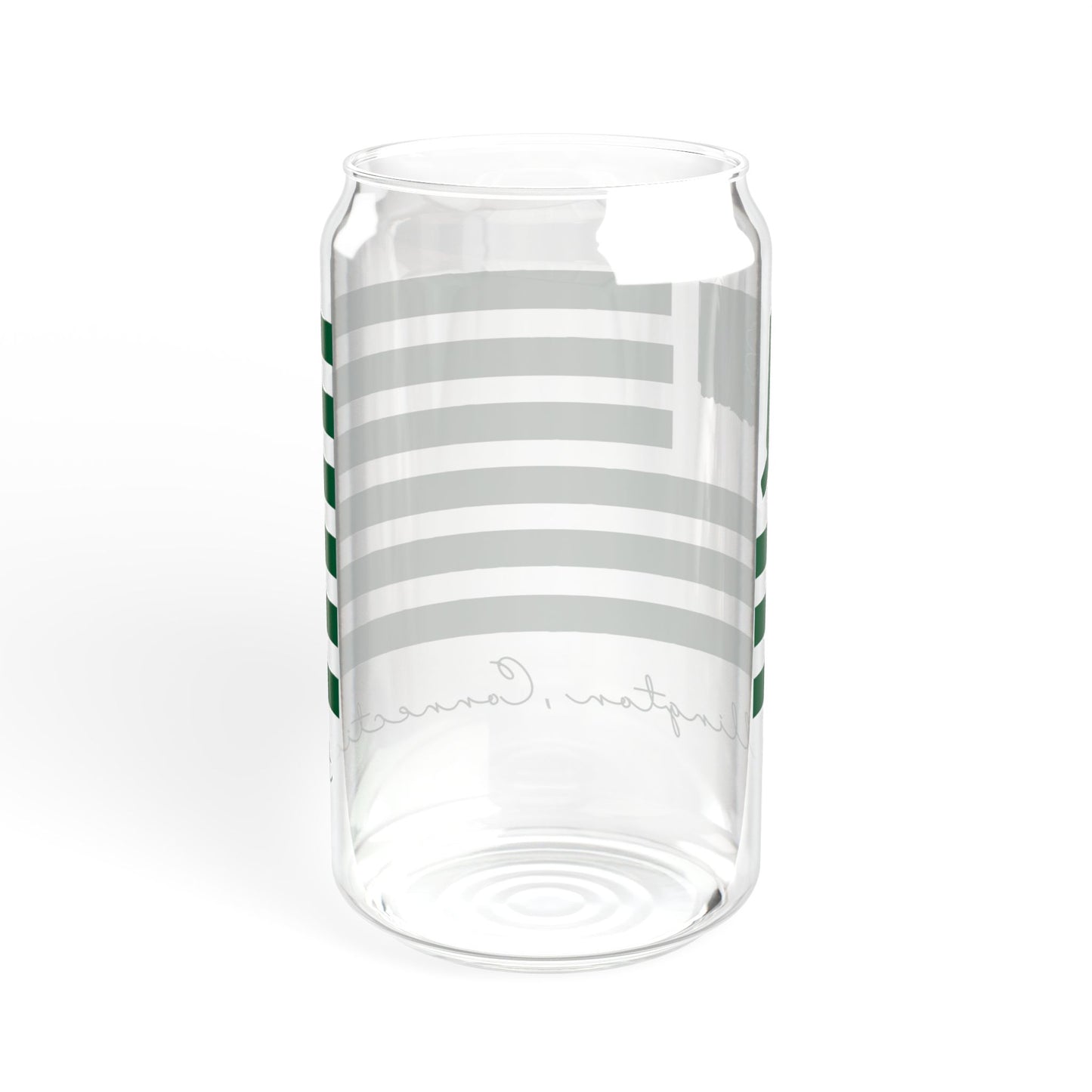 Willington Connecticut St. Patrick’s Day Flag Sipper Glass, 16oz