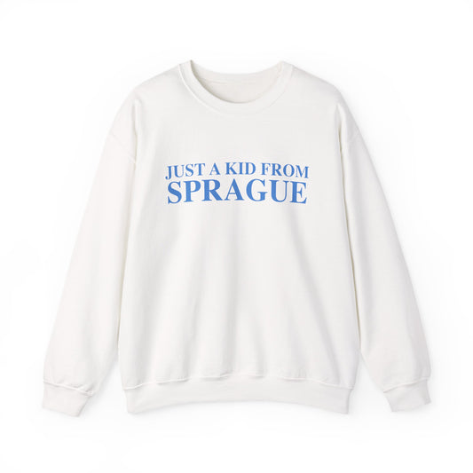 Just a kid from Sprague Unisex Heavy Blend™ Crewneck Sweatshirt