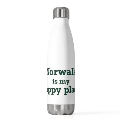 Norwalk is my Happy Place 20oz Insulated Bottle