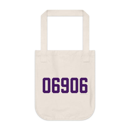 06906 Stamford Connecticut Zip Code Organic Canvas Tote Bag