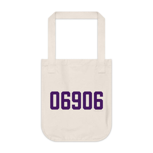 06906 Stamford Connecticut Zip Code Organic Canvas Tote Bag