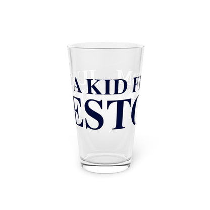 Just a kid from Weston Pint Glass, 16oz