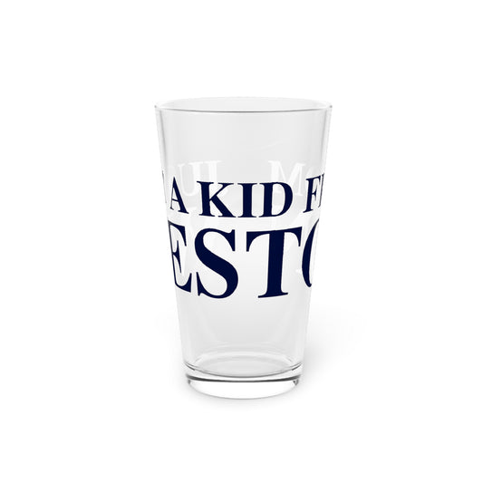 Just a kid from Weston Pint Glass, 16oz