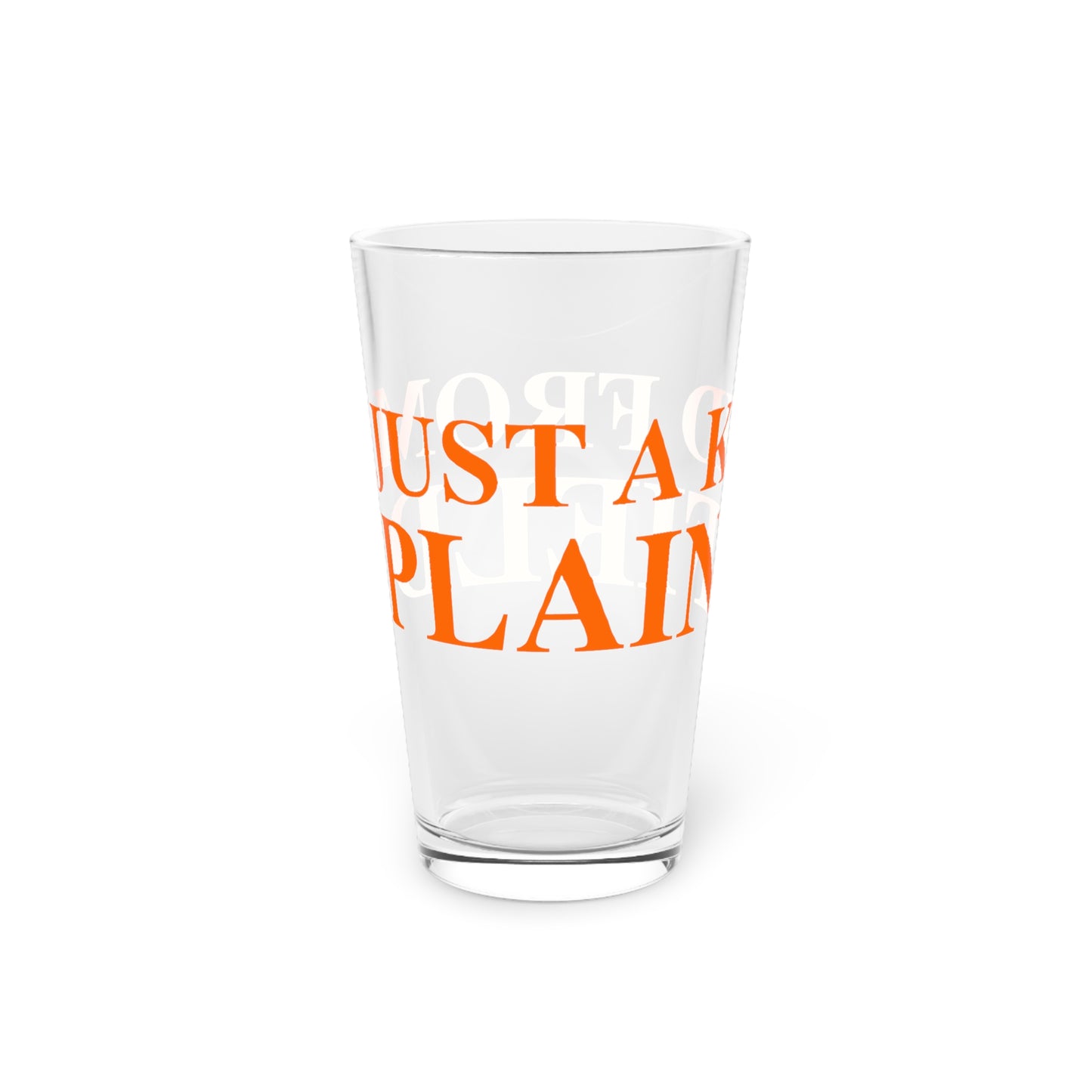Just a kid from Plainfield Pint Glass, 16oz