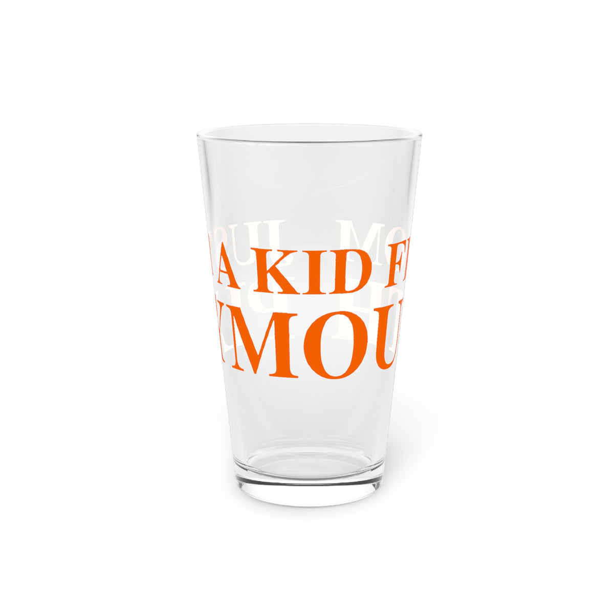 Just a kid from Plymouth Pint Glass, 16oz