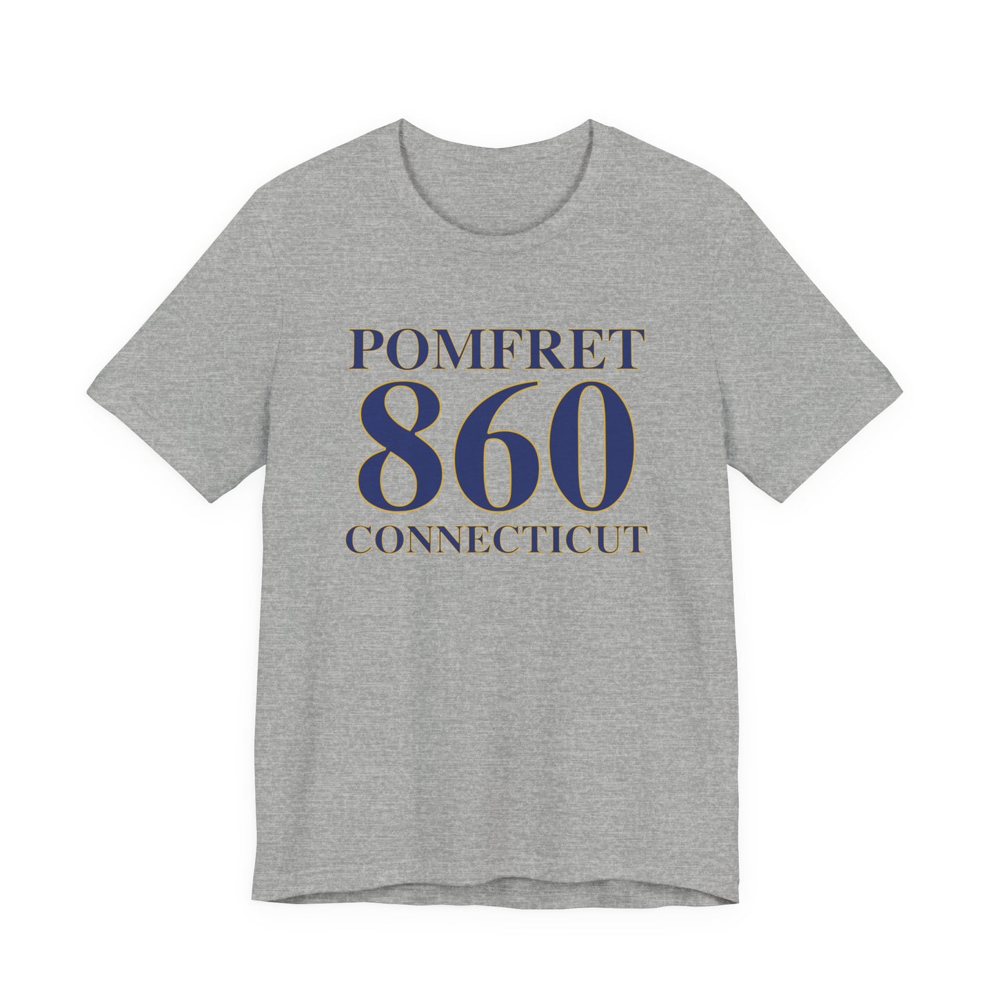 Pomfret 860 Connecticut Unisex Jersey Short Sleeve T-Shirt