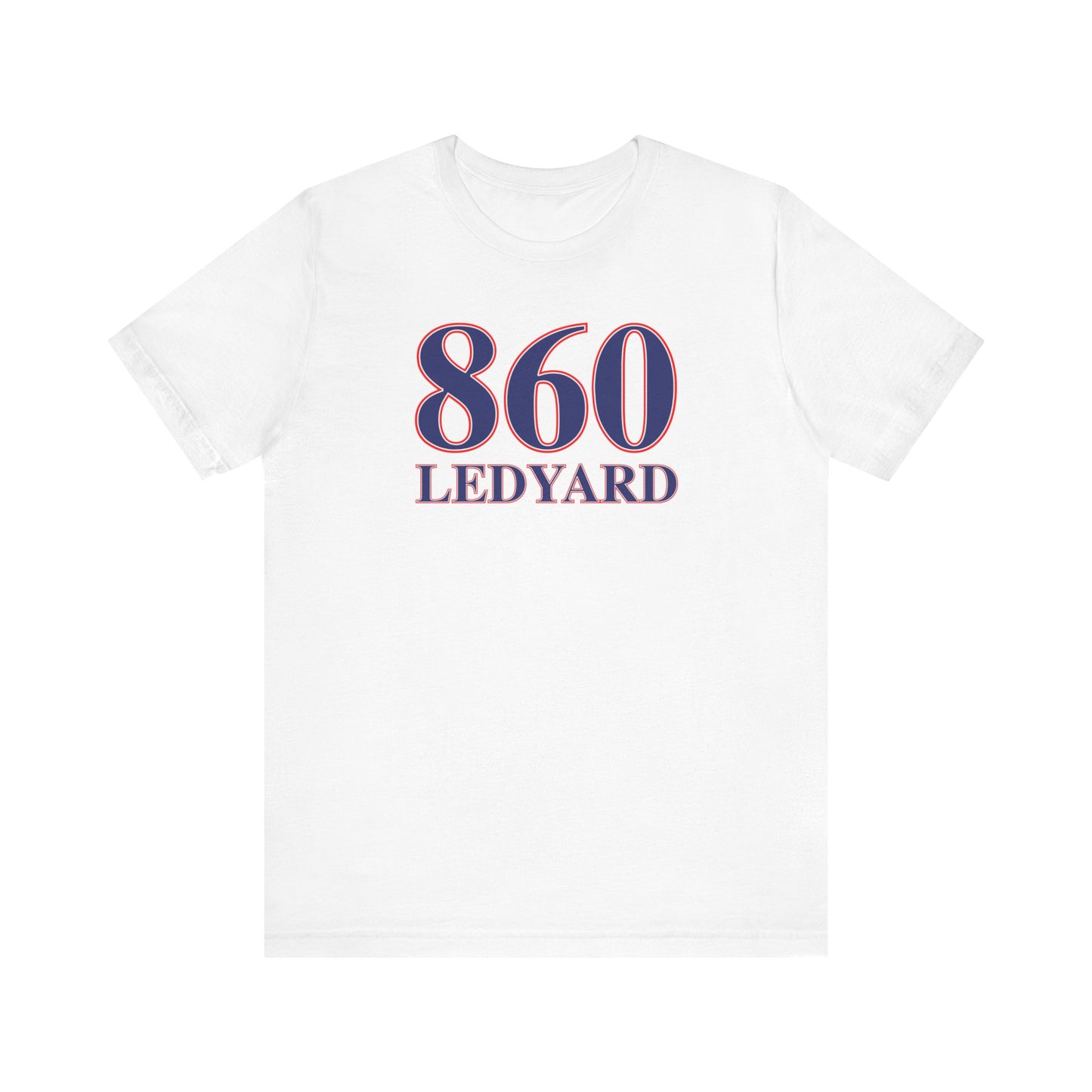 860 Ledyard Red White & Blue Unisex Jersey Short Sleeve T-Shirt