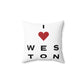 Weston Vision Spun Polyester Square Pillow