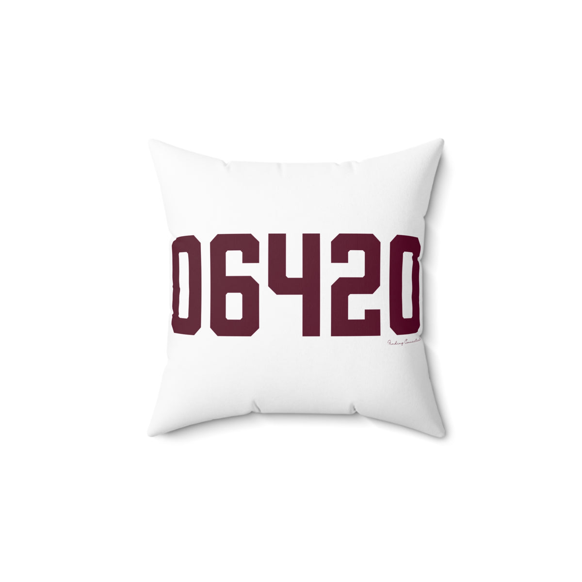 06420 Salem Connecticut Zip Code Spun Polyester Square Pillow