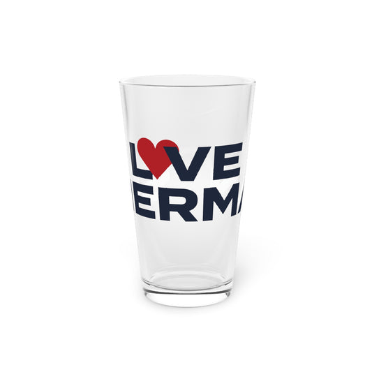 Love Sherman Pint Glass, 16oz