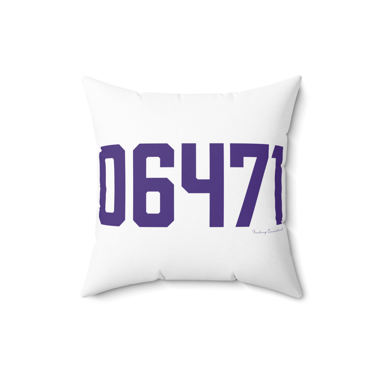 06471 North Branford Connecticut Zip Code Polyester Square Pillow