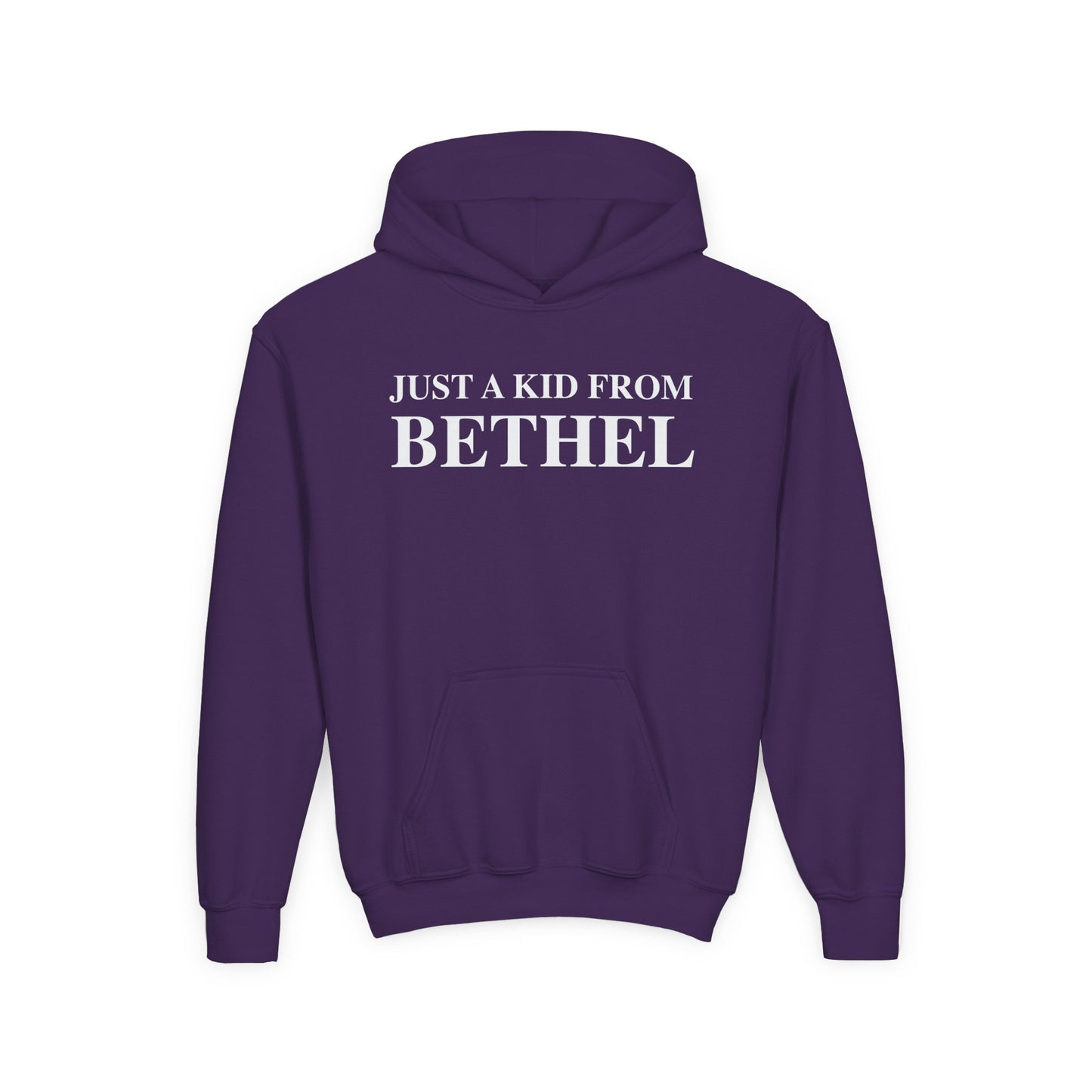 Just a kid from Bethel Youth Heavy Blend Hooded Sweatshirt