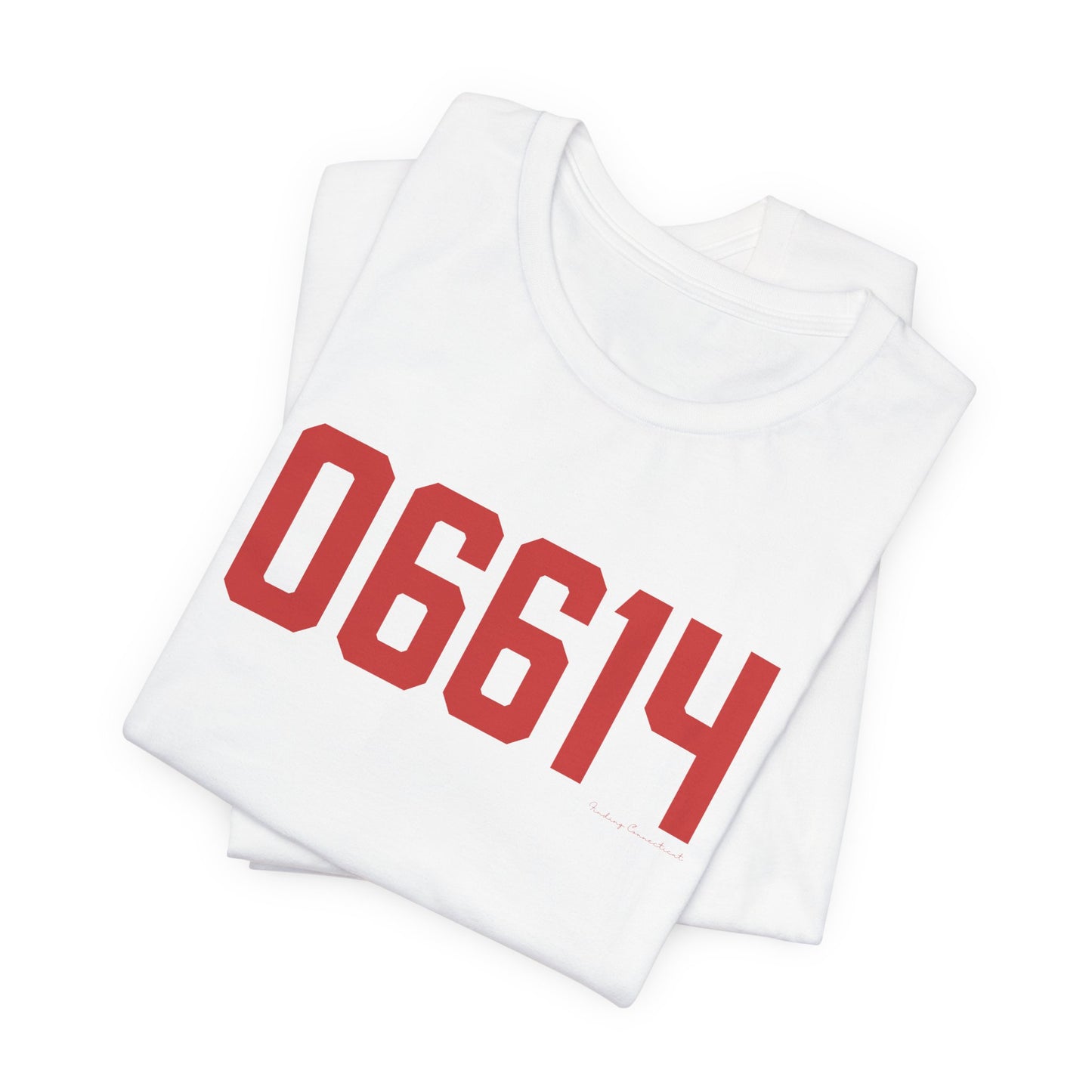 06614 - Stratford Connecticut Zip Code Unisex Jersey Short Sleeve T-Shirt