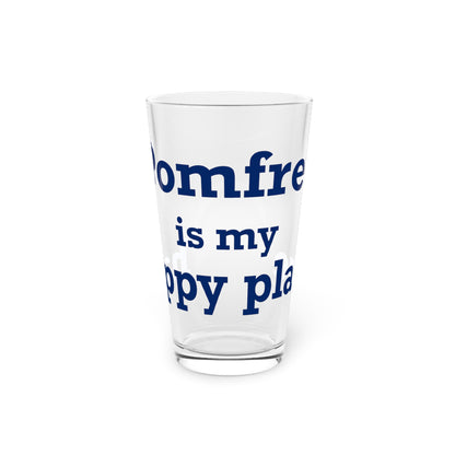 Pomfret is My Happy Place Pint Glass, 16oz