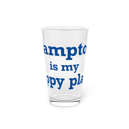 Hampton is My Happy Place Pint Glass, 16oz