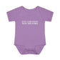 Just a kid from New Milford Infant Baby Rib Bodysuit