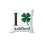 I Clover Ashford Spun Polyester Square Pillow