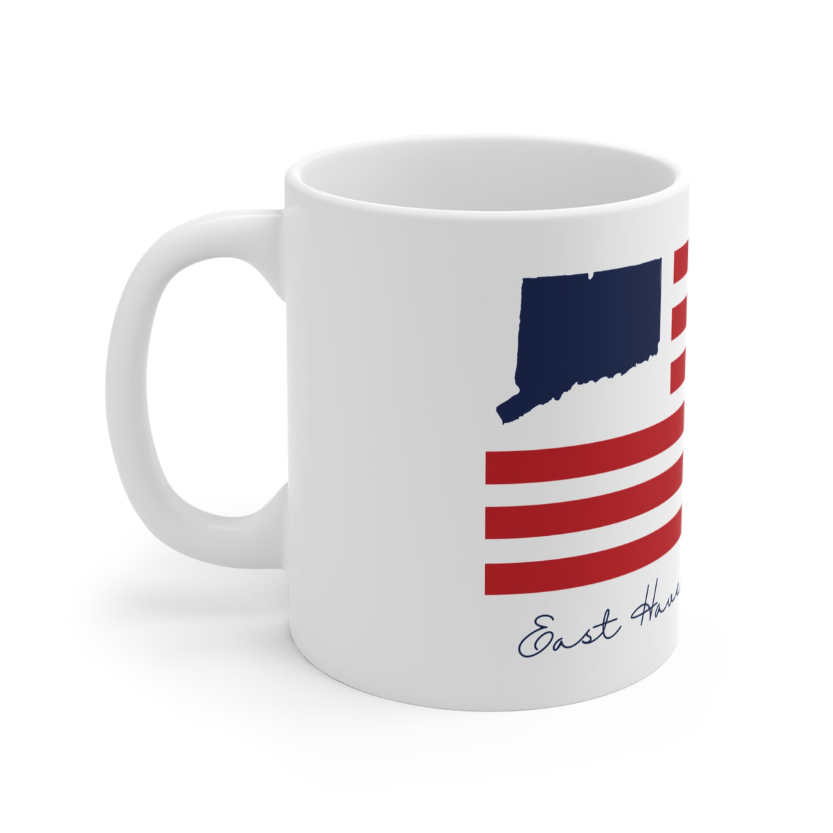 East Haven Connecticut Flag Mug 11oz