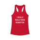 I Really Really Miss Rowayton Women's Ideal Racerback Tank Top