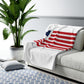 Guilford Connecticut Flag Sherpa Fleece Blanket