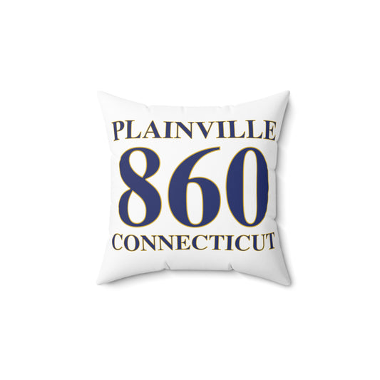 Plainville 860 Connecticut Polyester Square Pillow