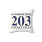 Woodbridge 203 Connecticut Polyester Square Pillow