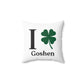 I Clover Goshen Spun Polyester Square Pillow