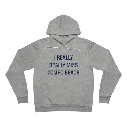 I Really Really Miss Compo Beach Unisex Sponge Fleece Pullover Hoodie Sweatshirt