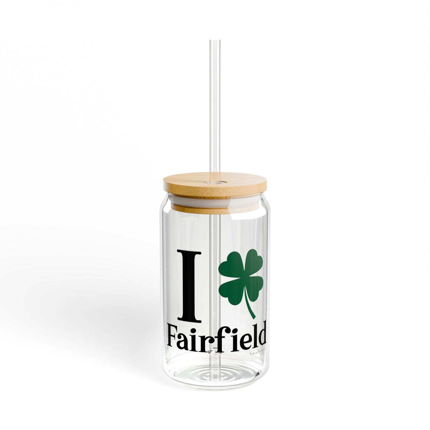 I Clover Fairfield Sipper Glass, 16oz