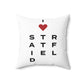 Stratfield Vision Spun Polyester Square Pillow