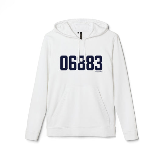 06883 Weston Connecticut Zip Code adidas Unisex Fleece Hoodie Sweatshirt