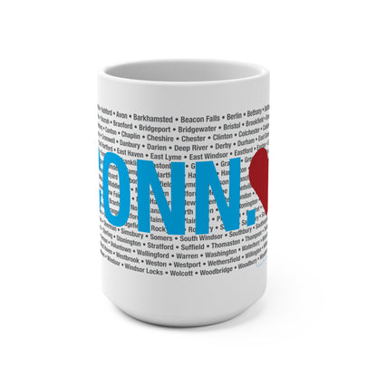 Connecticut Love Mug 15oz
