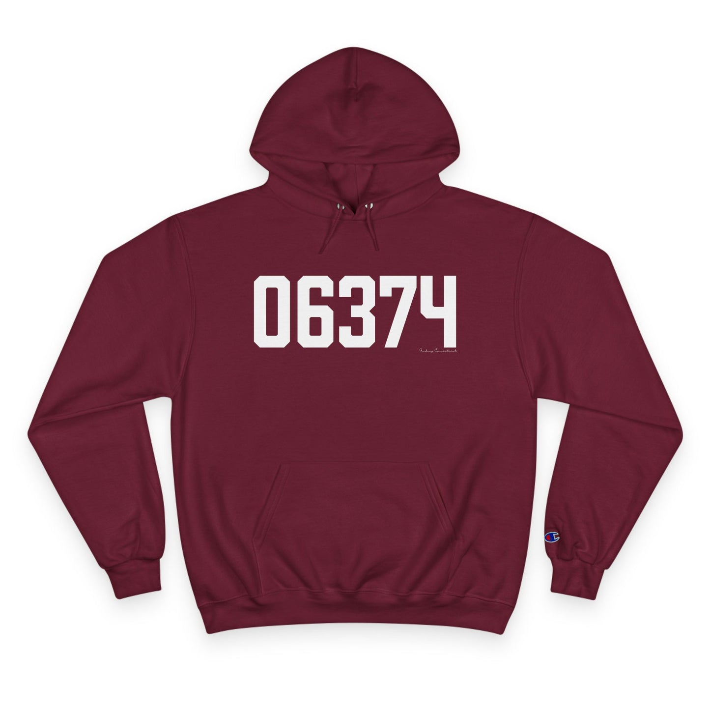 06374 Plainfield CT Zip Code Champion Hoodie