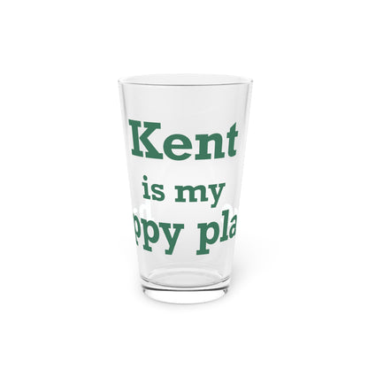 Kent is My Happy Place Pint Glass, 16oz