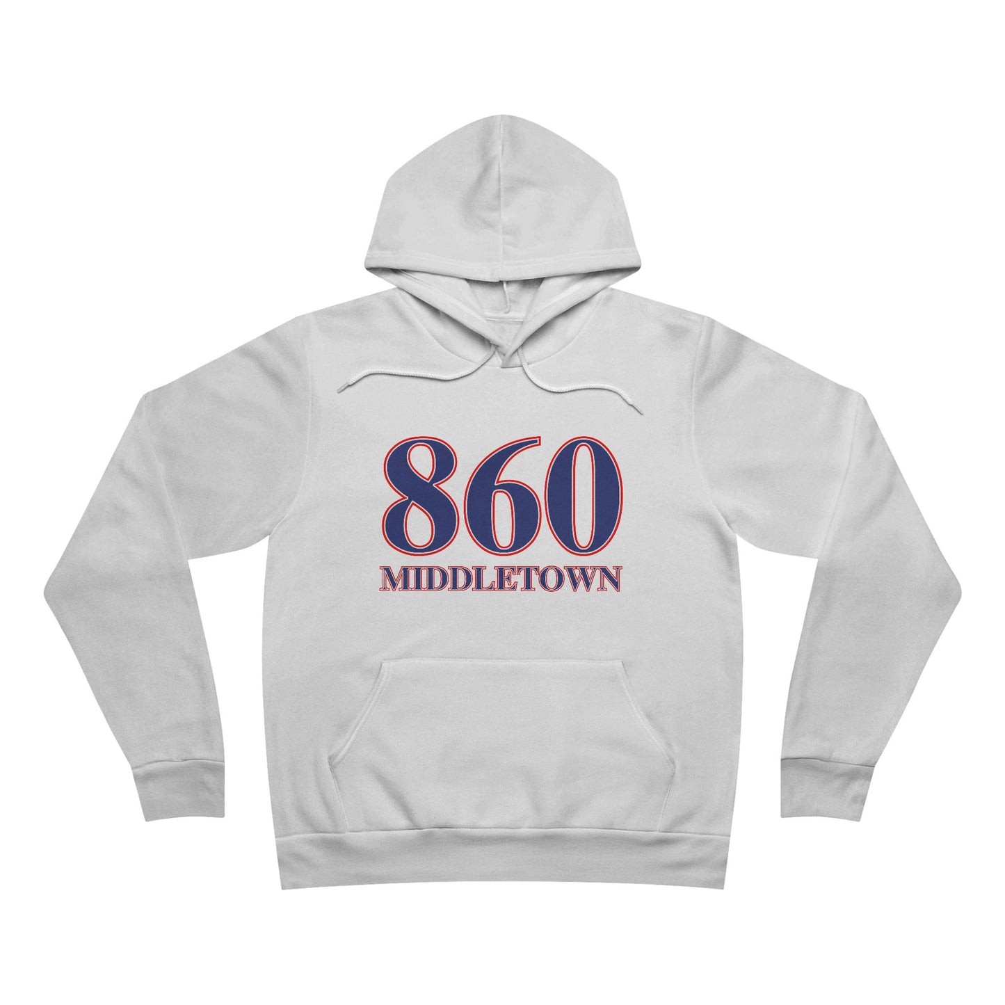 860 Middletown Red White & Blue Unisex Sponge Fleece Pullover Hoodie