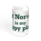 East Norwalk is My Happy Place Sipper Glass, 16oz