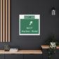 Vintage WCP Exit 55B Sign Matte Canvas, Stretched, 1.25"