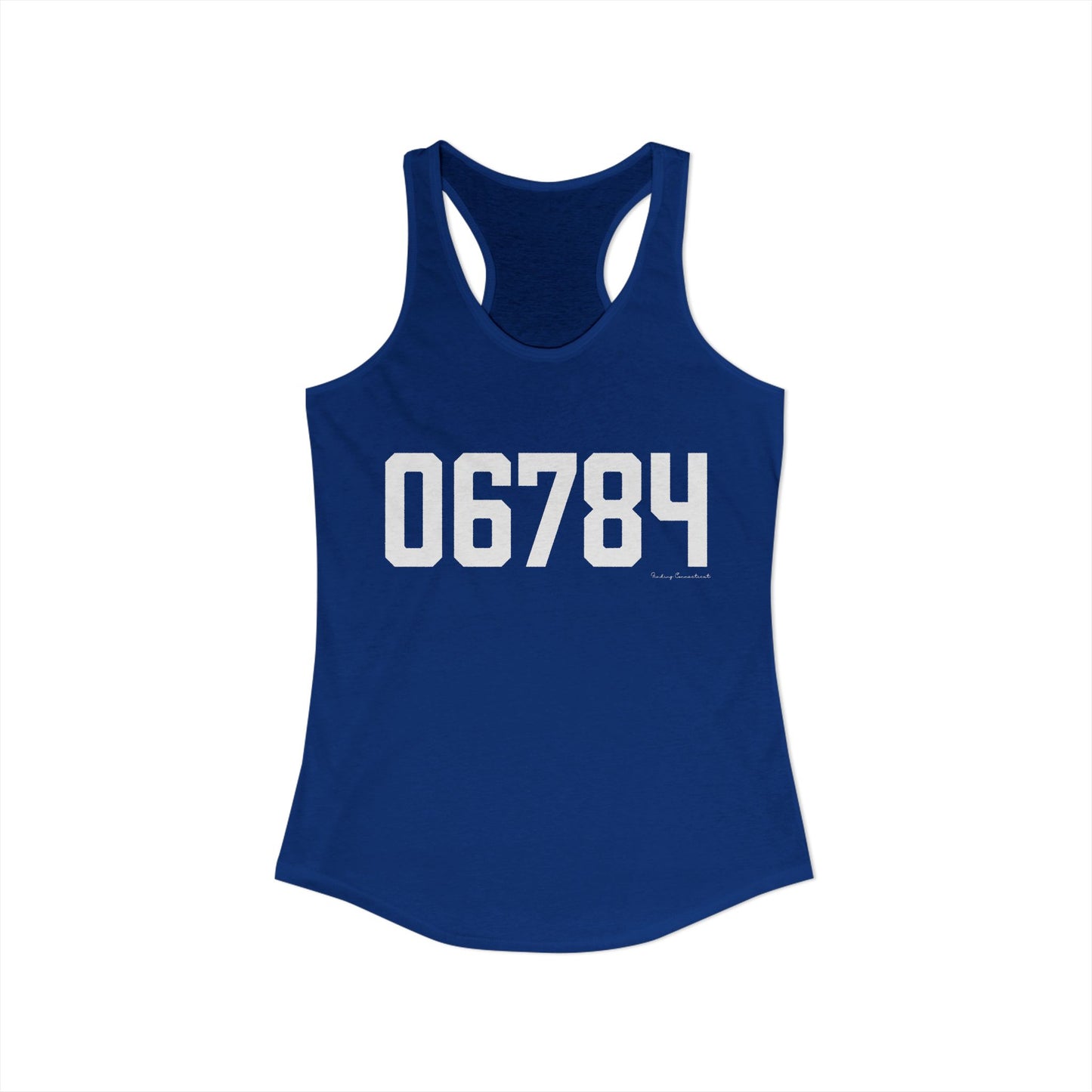 06784 Sherman CT Zip Code Women's Ideal Racerback Tank Top
