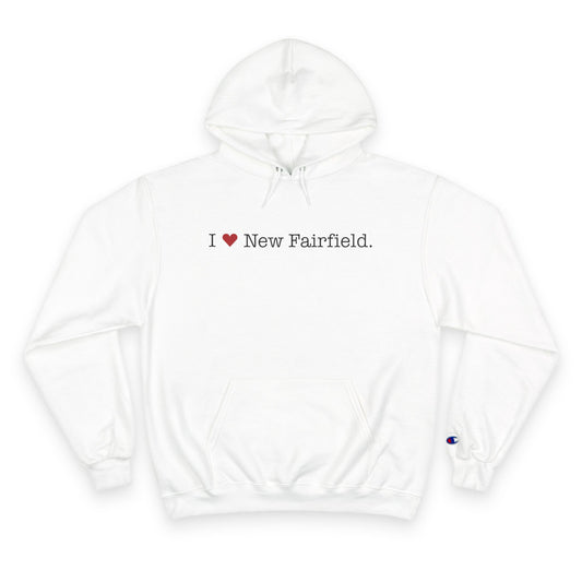 I Heart New Fairfield. Champion Hoodie