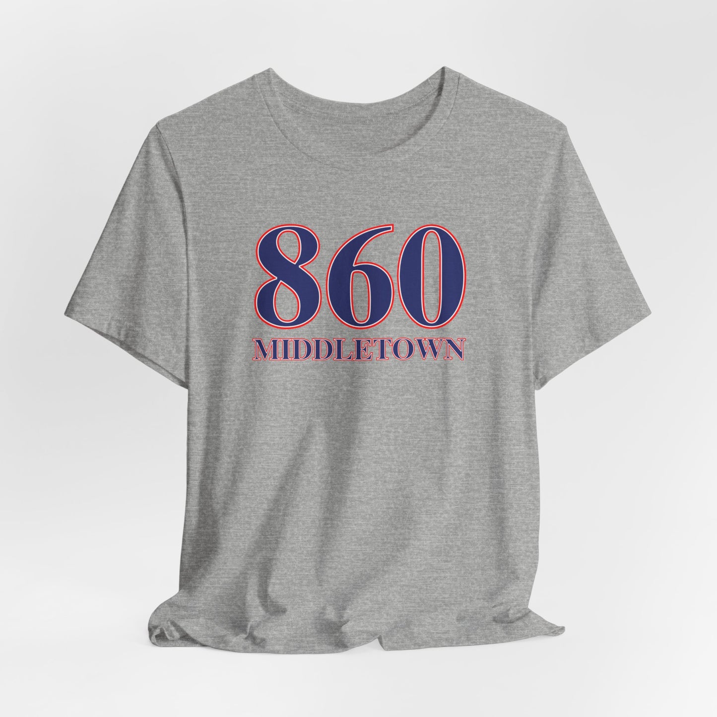 860 Middletown Red White & Blue Unisex Jersey Short Sleeve T-Shirt