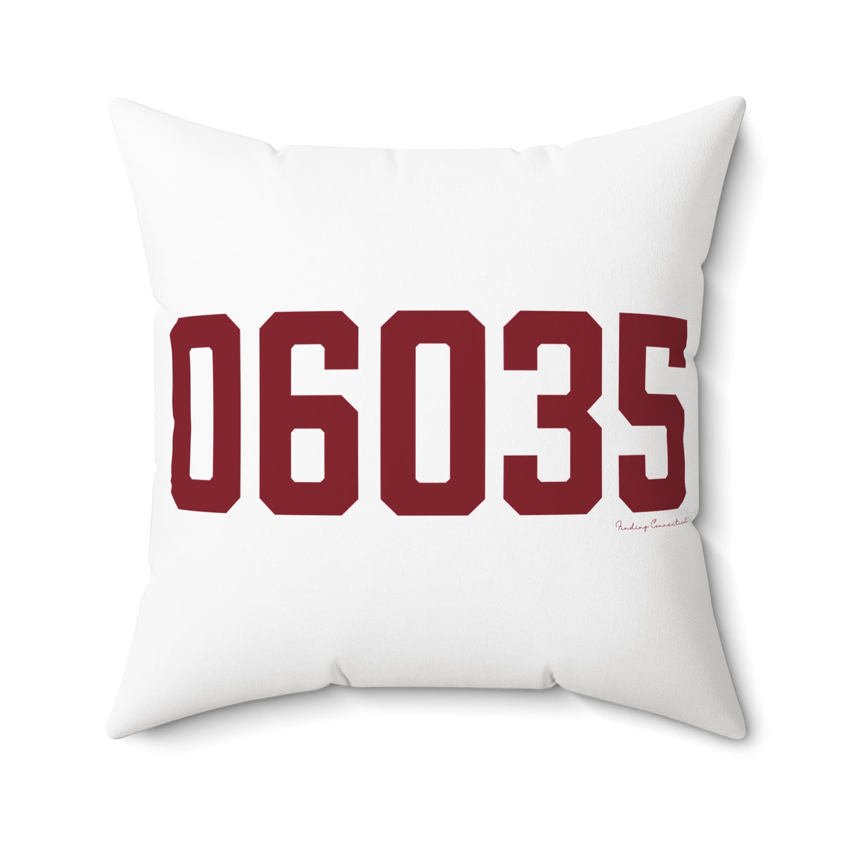 06035 Granby Connecticut Zip Code Polyester Square Pillow