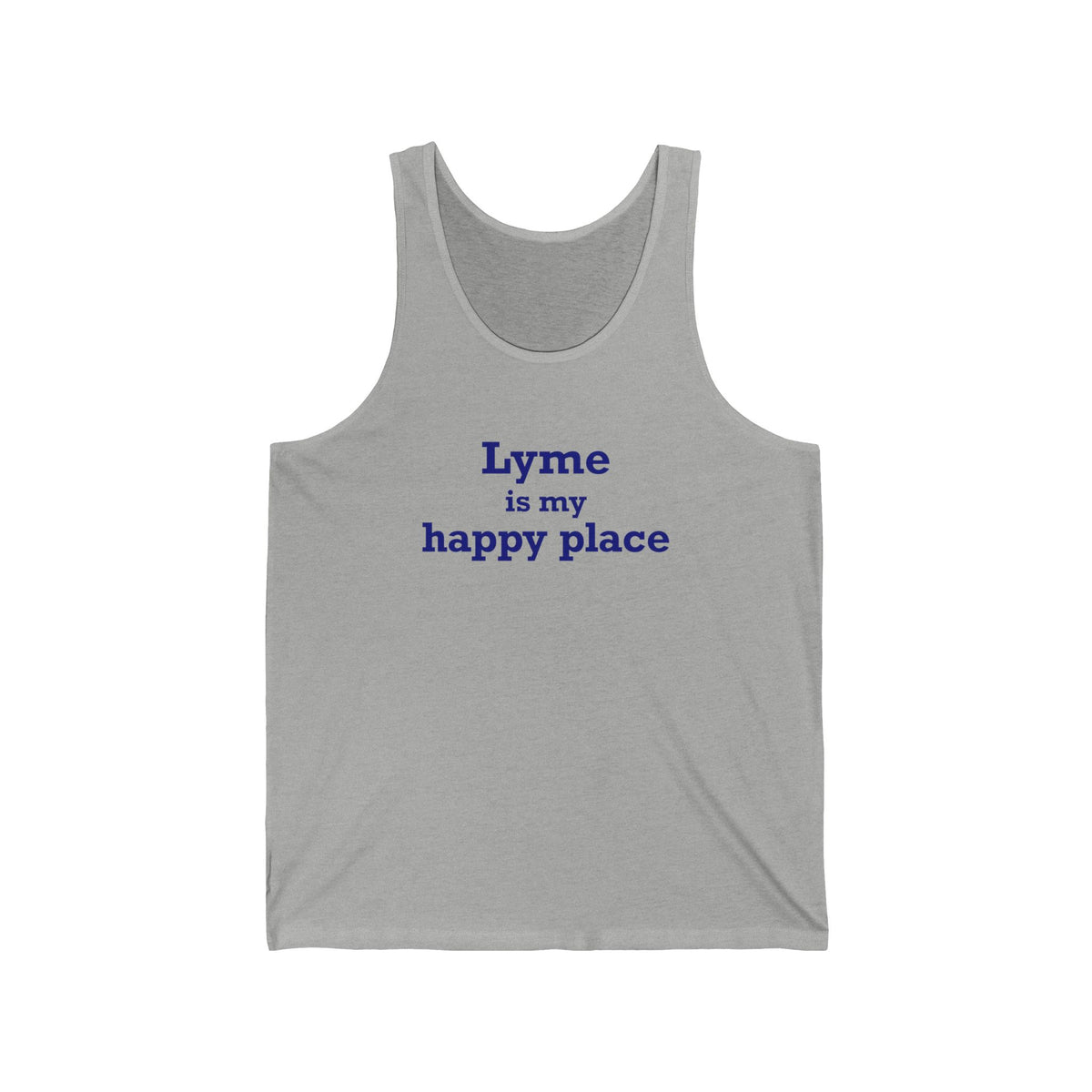 Lyme is My Happy Place Unisex Jersey Tank Top
