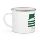 Norwalk Connecticut St. Patrick's Day Flag Enamel Camping Mug