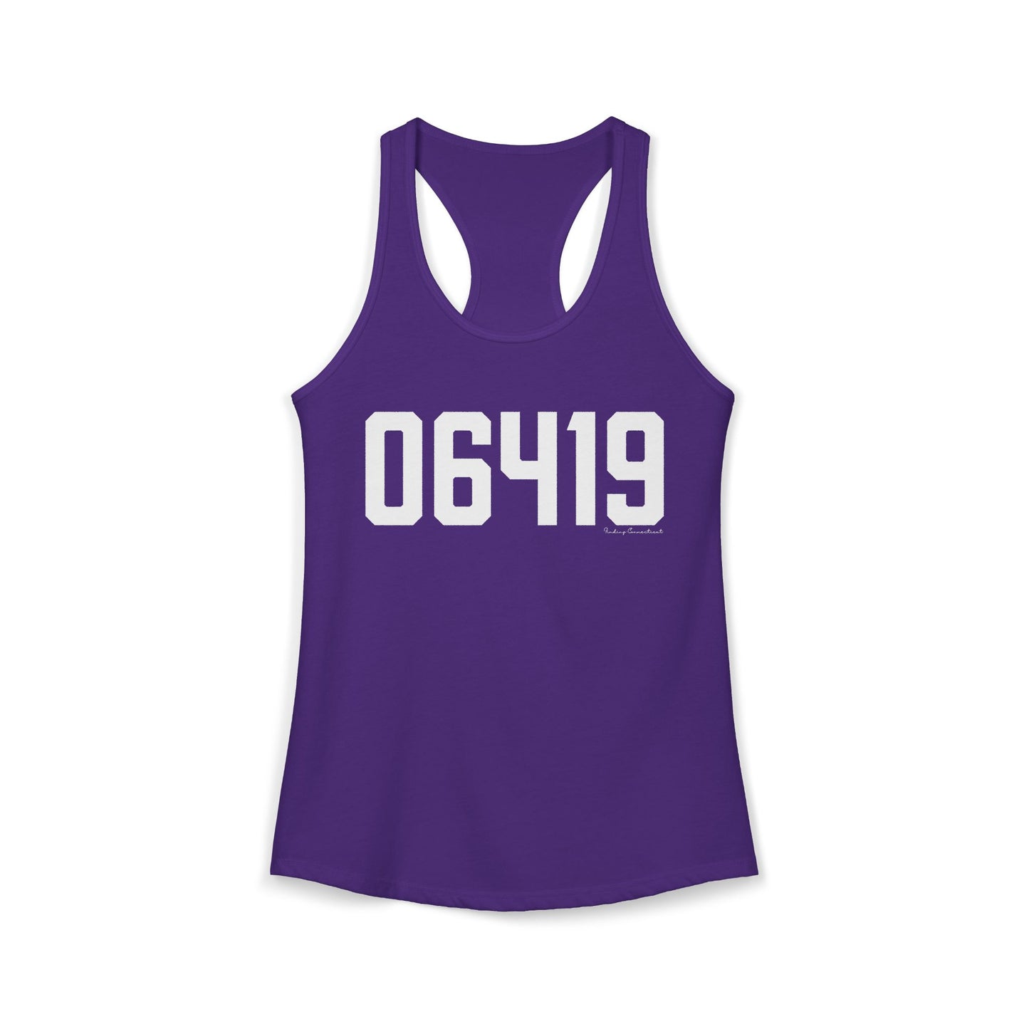 06419 Killingworth CT Zip Code Women's Ideal Racerback Tank Top
