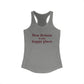 New Britain is My Happy Place Women's Ideal Racerback Tank Top