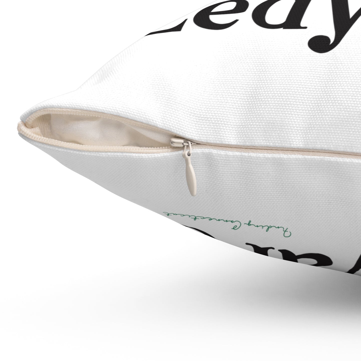 I Clover Ledyard Spun Polyester Square Pillow