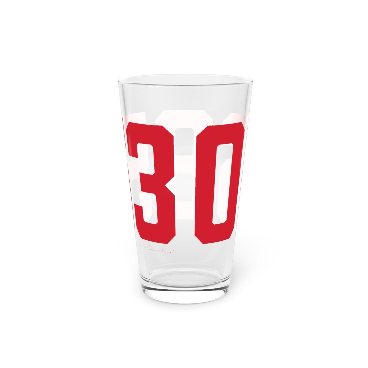 06853 Norwalk Connecticut Zip CodePint Glass, 16oz